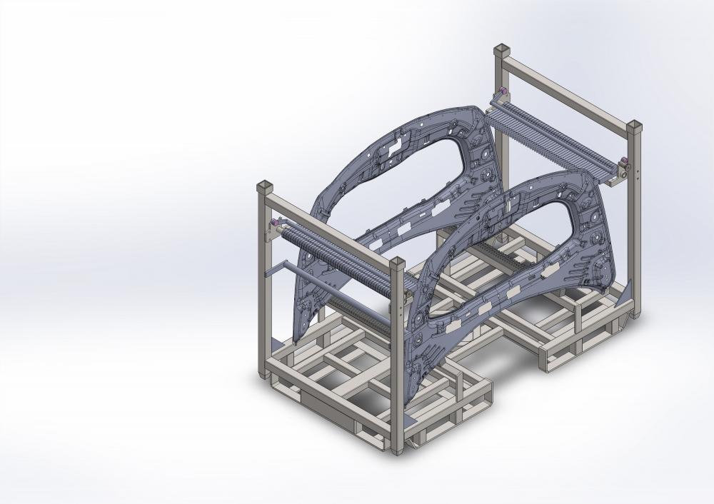 The Skeleton Of The Engine Hood