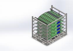 Glass Bottom Travers Prototype Rack